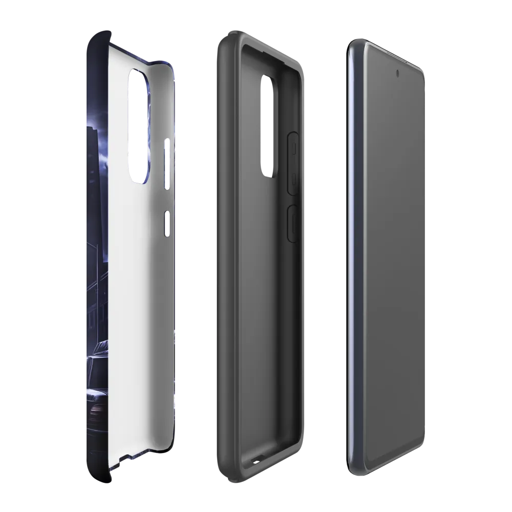 Stormy Cityscape: Shadows of the Night | Phone Case |  S20 FE | Tough Case | Matte