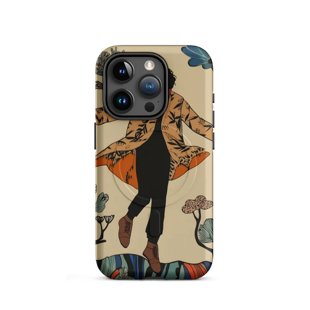 In Full Bloom: Embracing Nature's Whimsy | Phone Case |  15 Pro | MagSafe® Tough Case | Matte