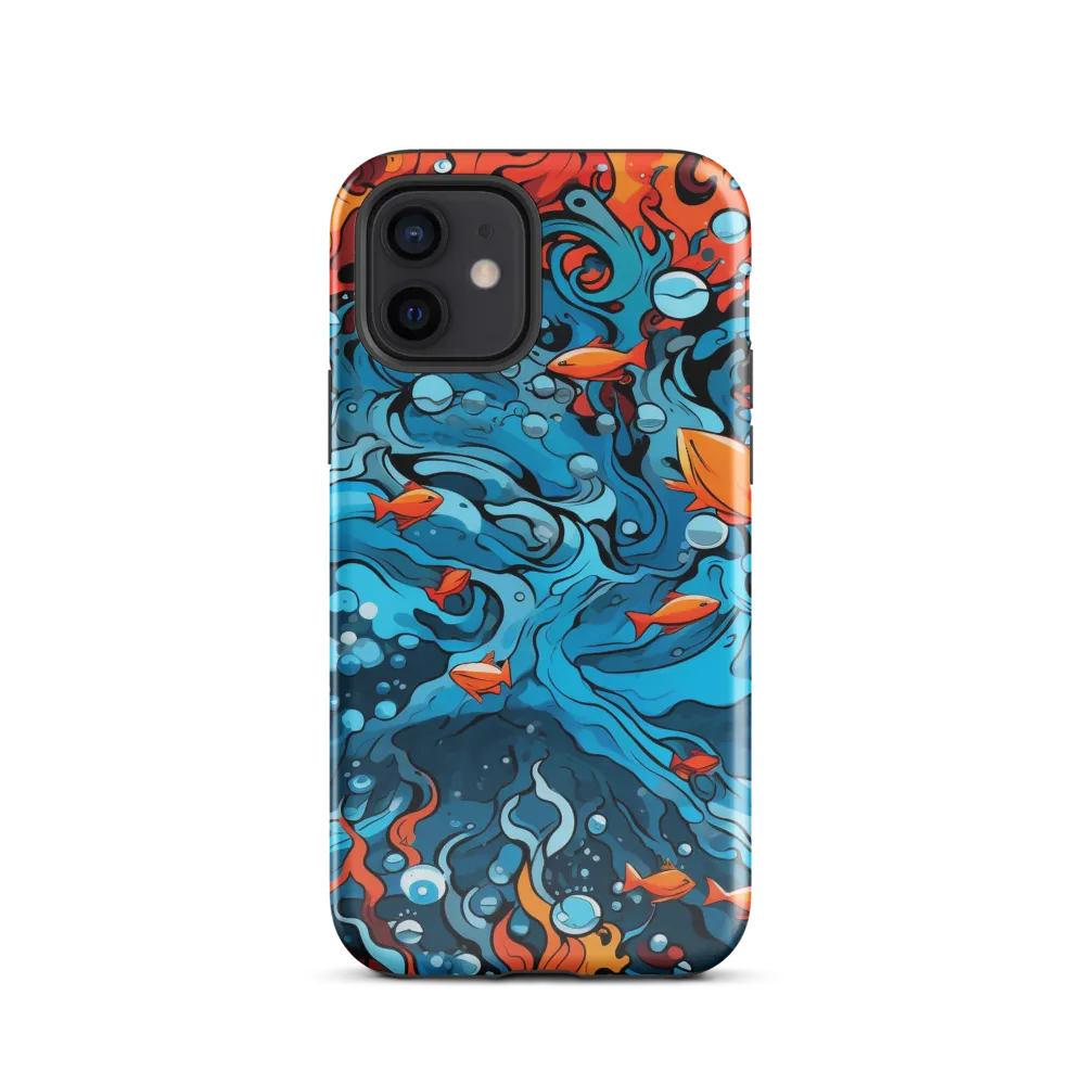 Fluid Harmony: Ocean and Flames