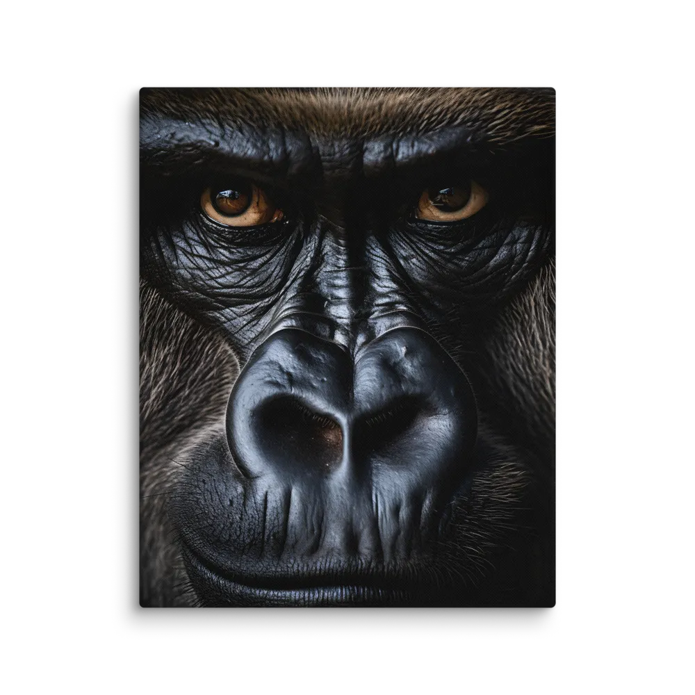 Gaze of the Wild: A Gorilla's Portrait