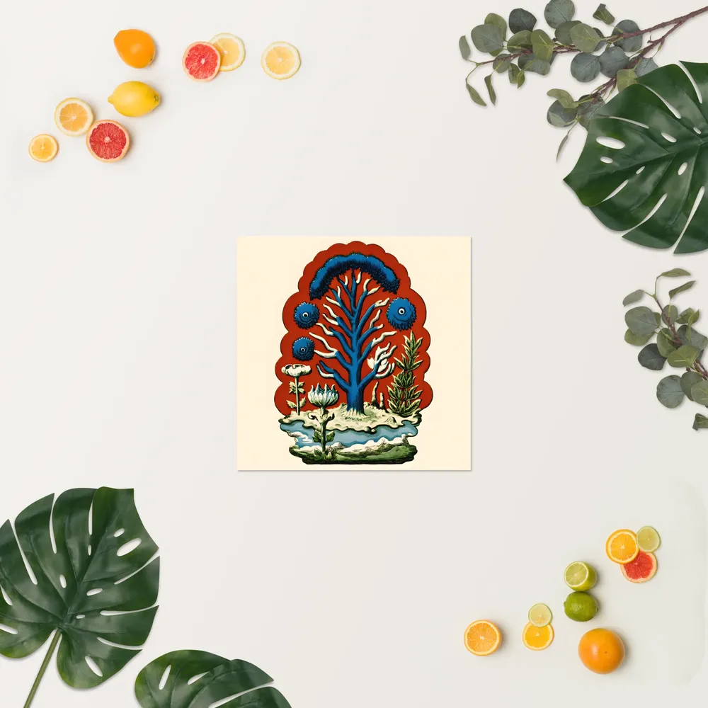 Azure Arbor 
 Poster | 18″x 18″