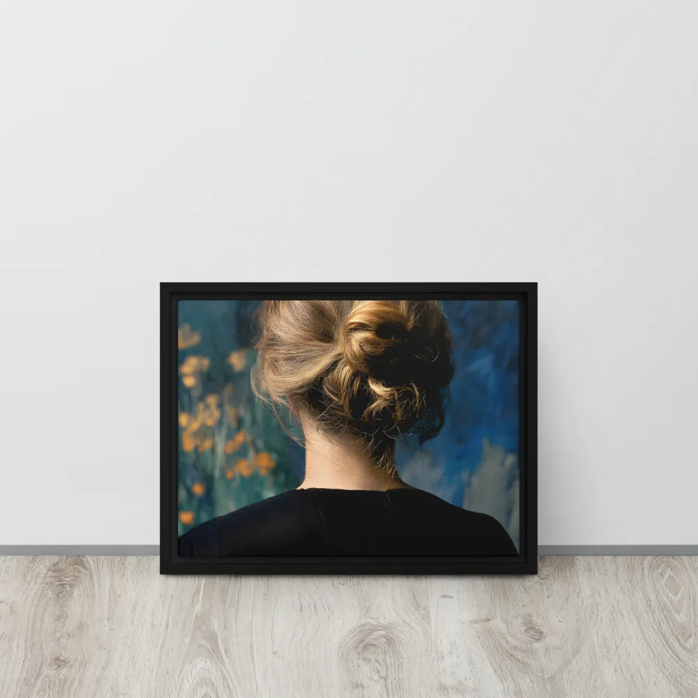 Whispers of Tranquility | Canvas with Black Frame | 12″×16″