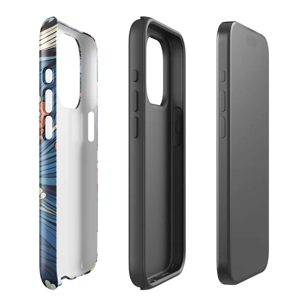 Nature's Elegance: An Oceanic Tapestry | Phone Case |  15 Pro | Tough Case | Glossy