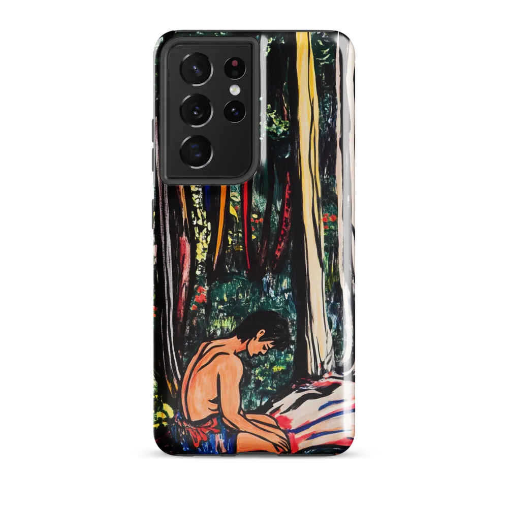 Contemplation in Nature | Phone Case |  S21 Ultra | Tough Case | Glossy