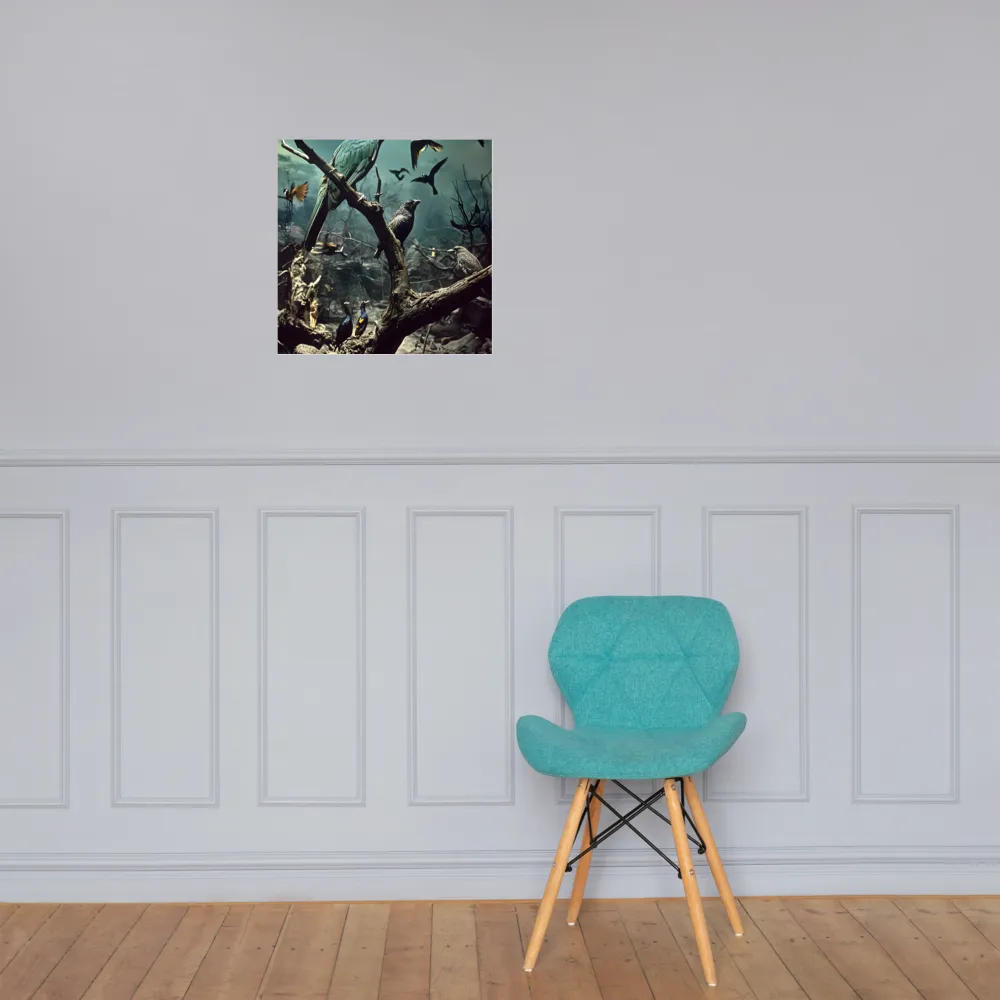 Whispers of the Avian Realm | Poster | 18″×18″