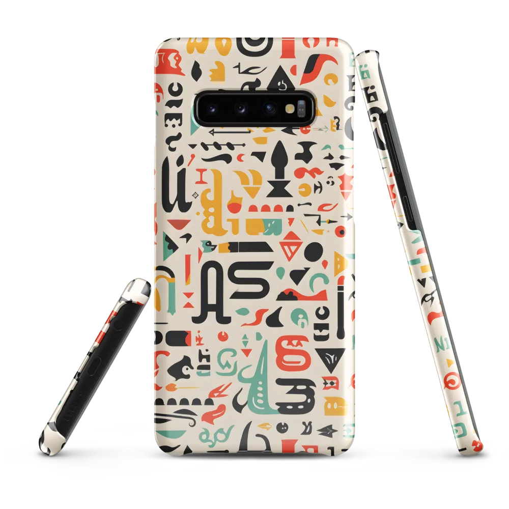 A Symphony of Symbols | Phone Case |  S10 Plus | Snap Case | Glossy