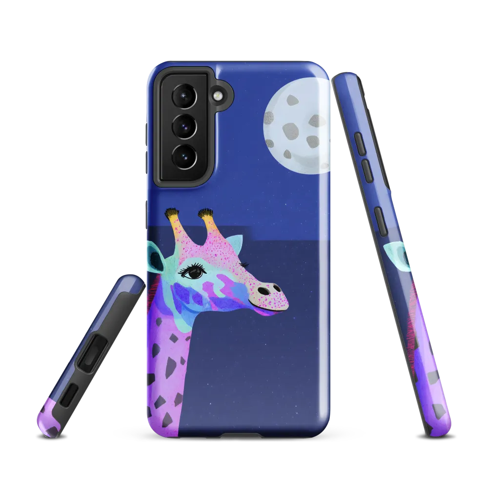 Whimsical Giraffe Under the Stars