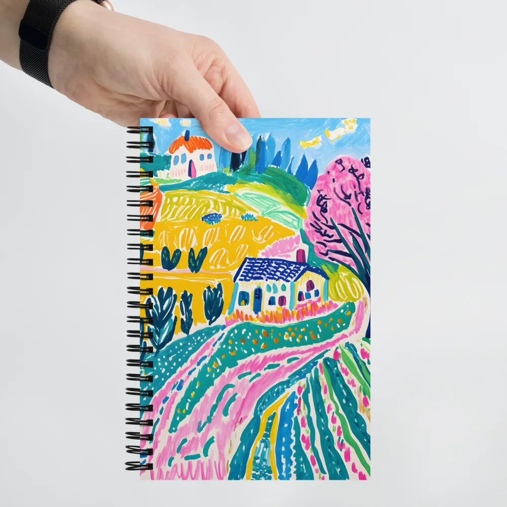 Vibrant Countryside Dreams | Spiral Notebook