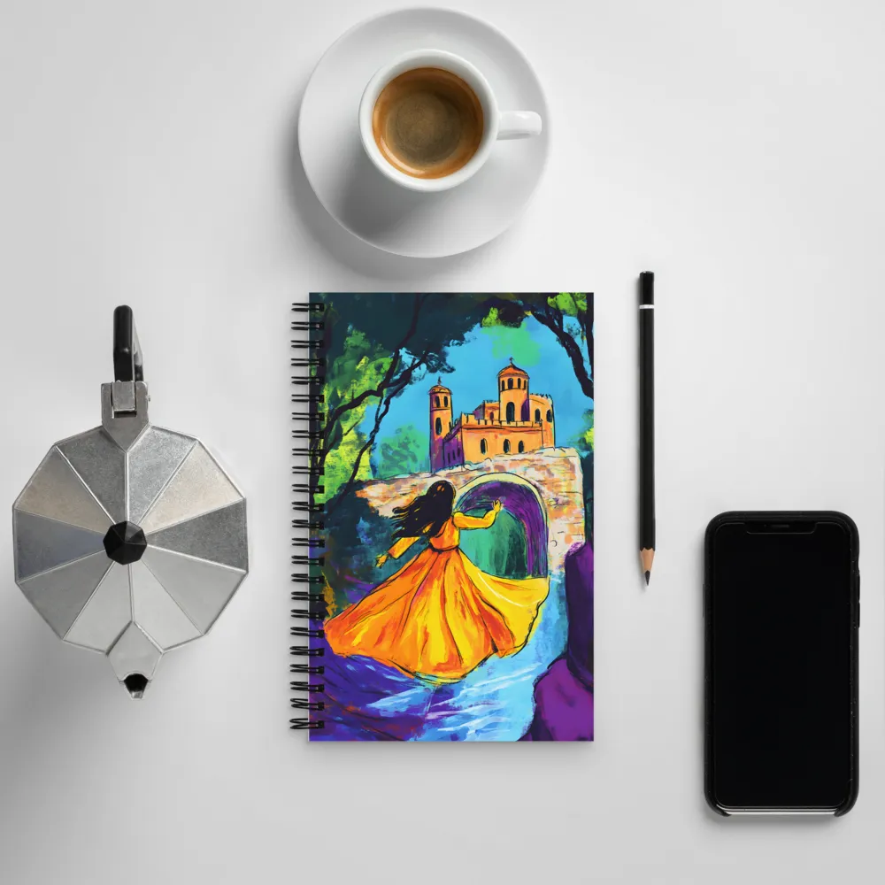 Dance of Dreams: Journey to the Castle | Spiral Notebook