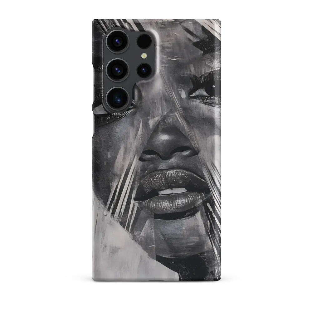 Fragmented Reflections: A Contemporary Portrait | Phone Case |  S23 Ultra | Snap Case | Matte