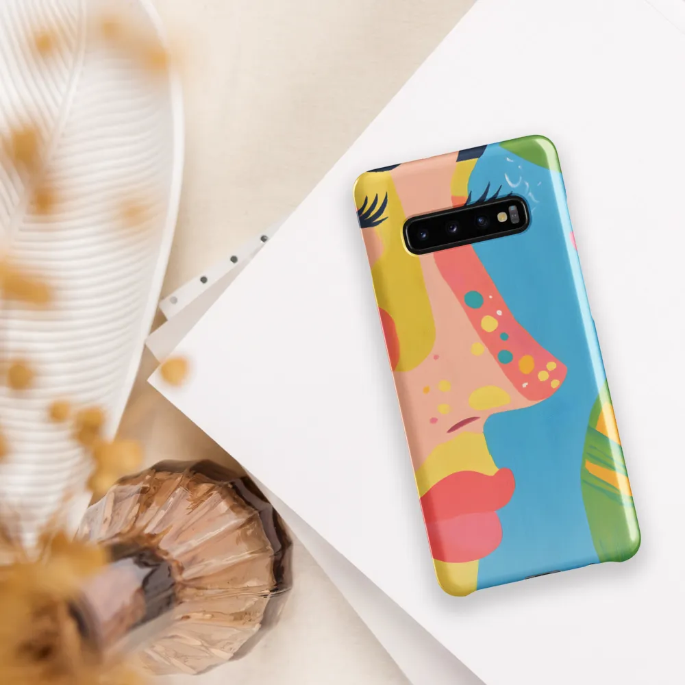 Whimsical Woman: A Modern Portrait | Phone Case |  S10 Plus | Snap Case | Glossy