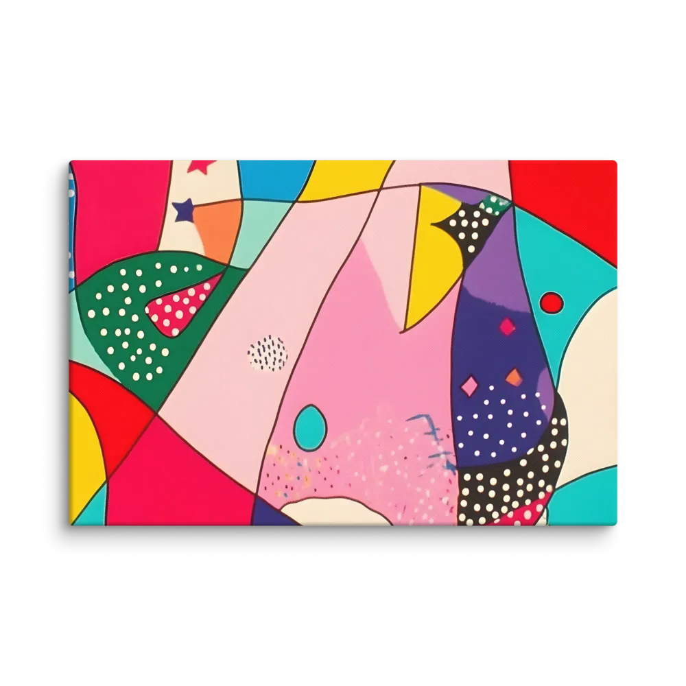 Playful Geometry in Color | Canvas | 20″×30″
