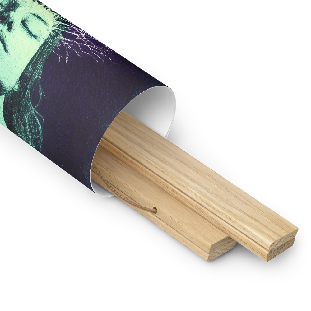 Whispers of Freedom | Poster With Oak Wood Hanger | 10″×10″