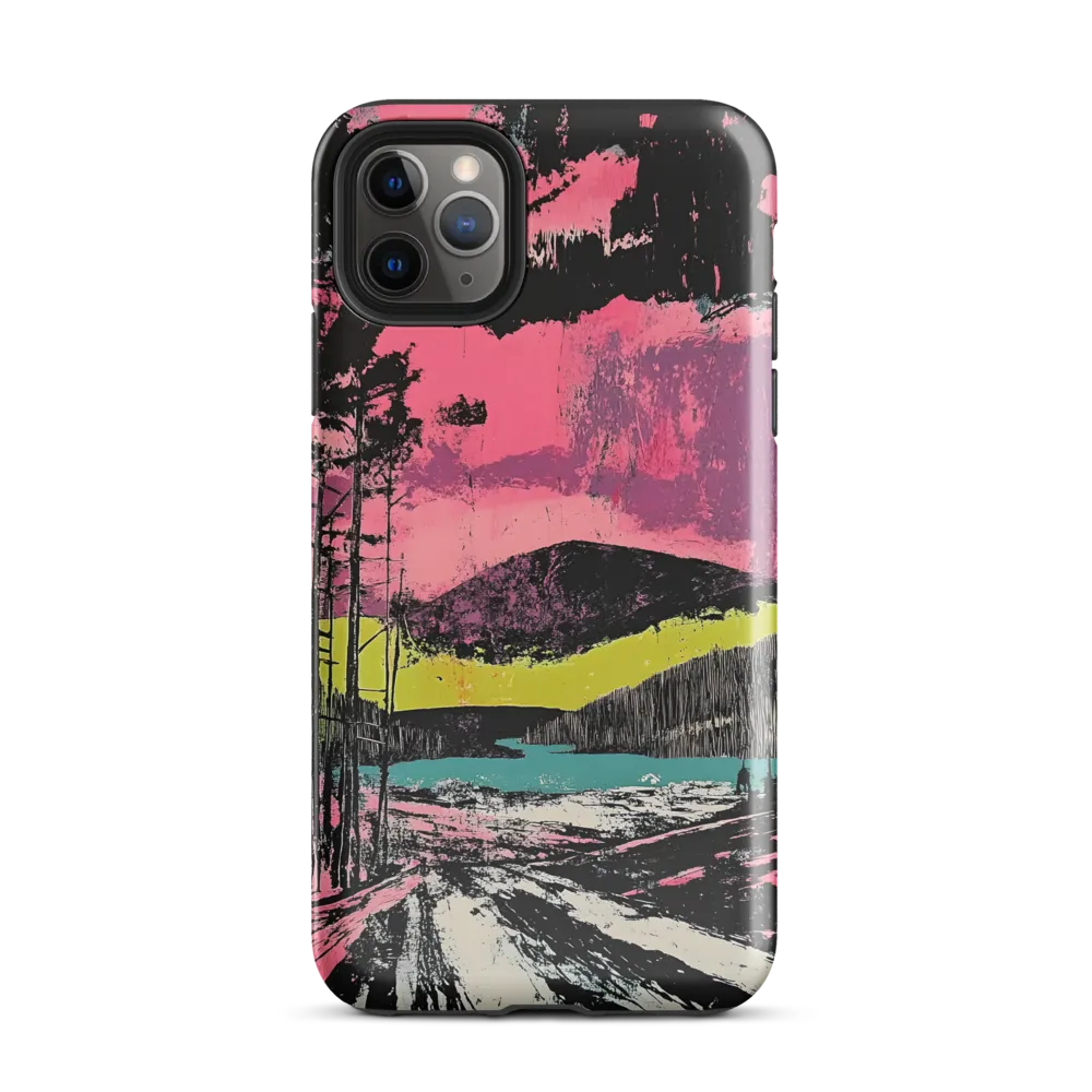 Vibrant Horizons: A Landscape in Contrast | Phone Case |  11 Pro Max | Tough Case | Glossy