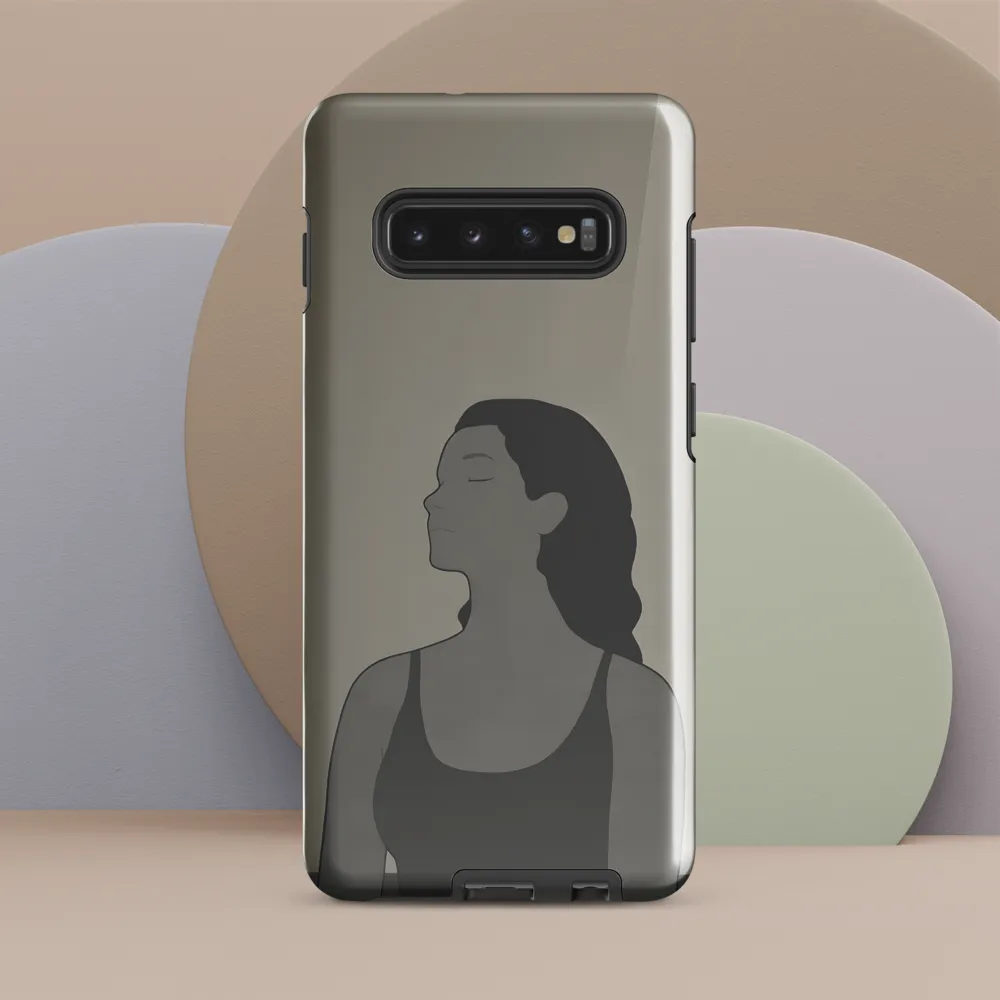 Serenity in Monochrome | Phone Case |  S10 Plus | Tough Case | Glossy