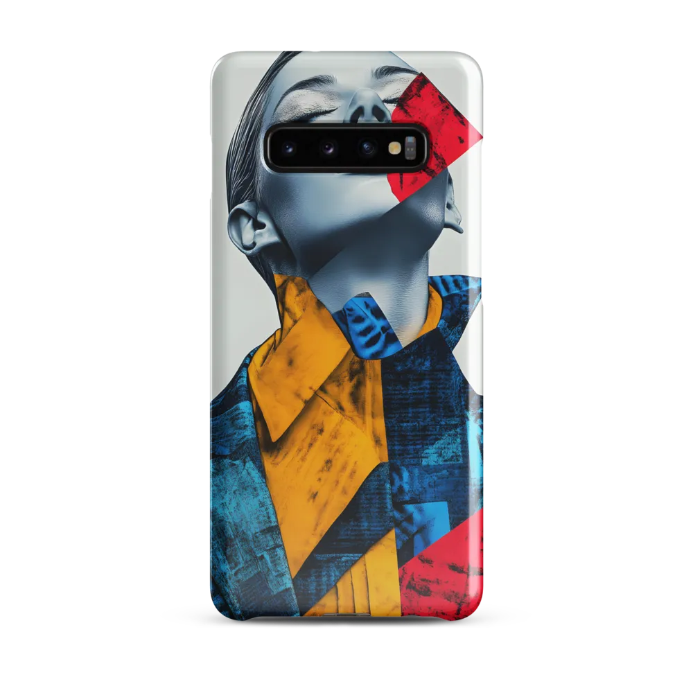 Fragmented Confidence: A Surreal Fashion Portrait | Phone Case |  S10 Plus | Snap Case | Glossy