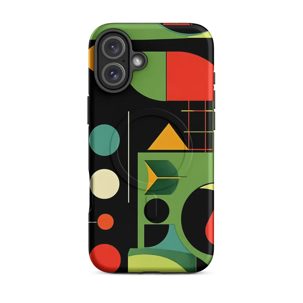 Geometric Harmony | Phone Case |  16 Plus | MagSafe® Tough Case | Matte