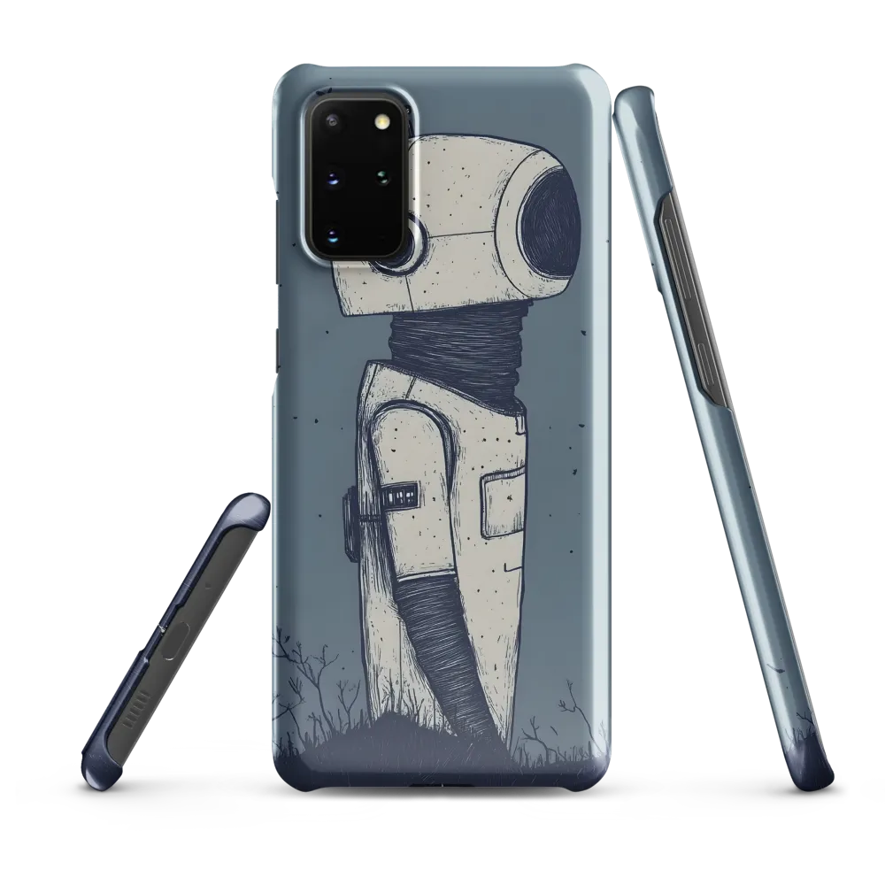 Contemplative Robot in a Barren Landscape