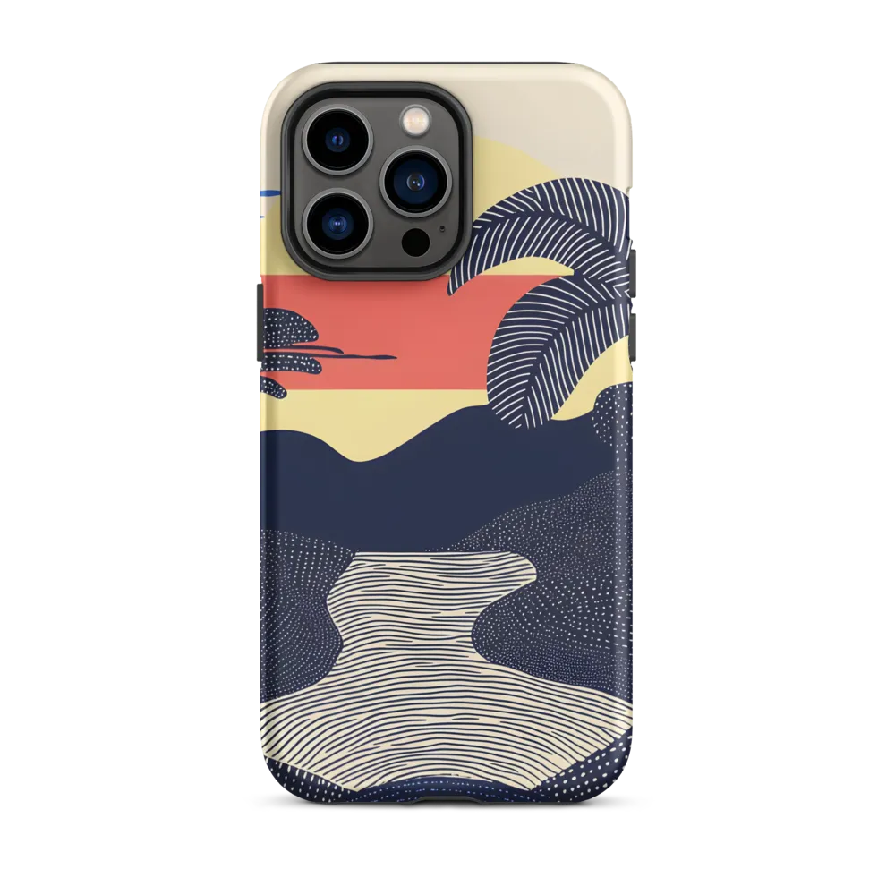 Tranquil Sunset in Modern Minimalism