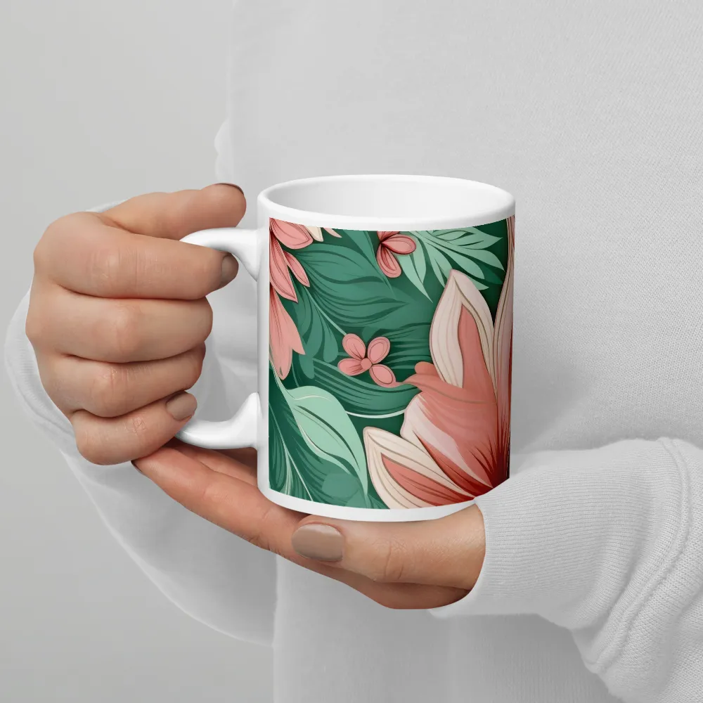 Tropical Blossoms | Mugs | Multiple Sizes & Colors