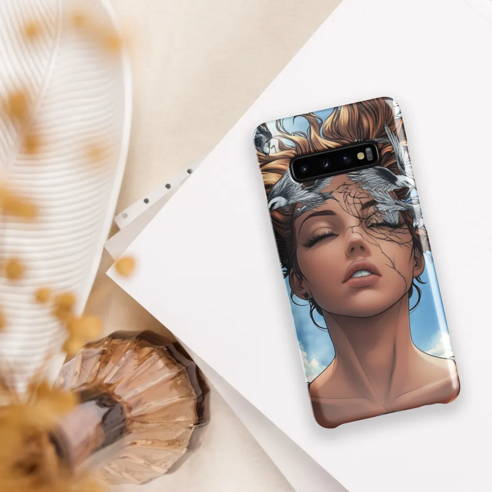 Breaking Free: The Flight of Self-Discovery | Phone Case |  S10 Plus | Snap Case | Glossy