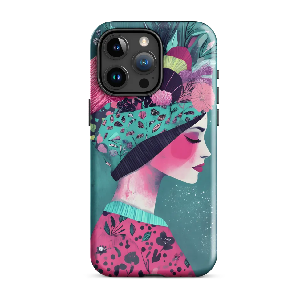 Whimsical Floral Portrait