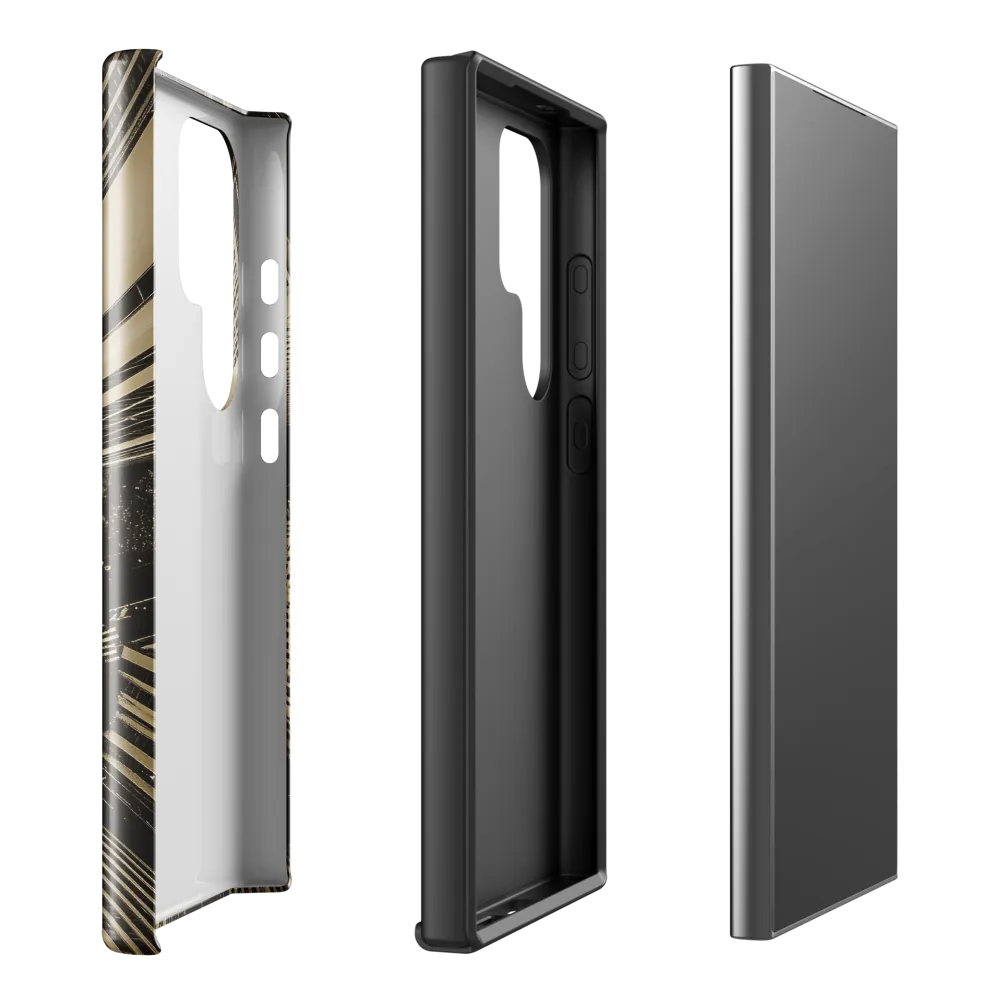 Urban Symphony: Aerial Perspective of City Life | Phone Case |  S24 Ultra | Tough Case | Glossy
