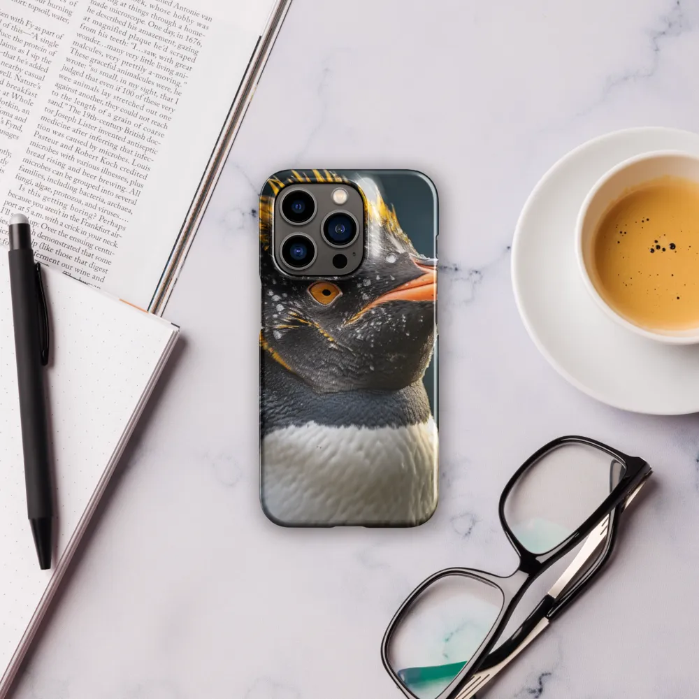 Silent Majesty: A Portrait of the Penguin | Phone Case |  14 Pro | Snap Case | Glossy