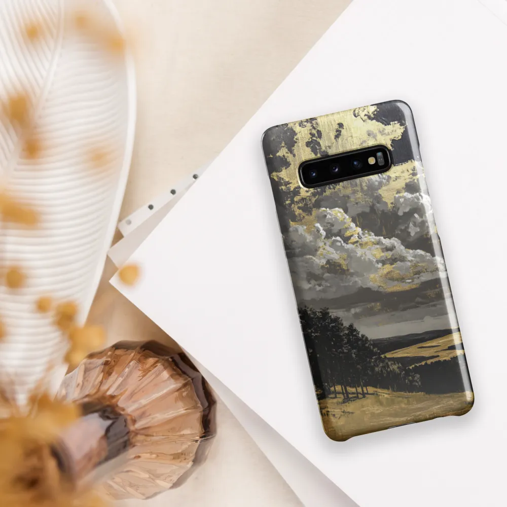 Golden Serenity in a Dramatic Sky | Phone Case |  S10 Plus | Snap Case | Glossy