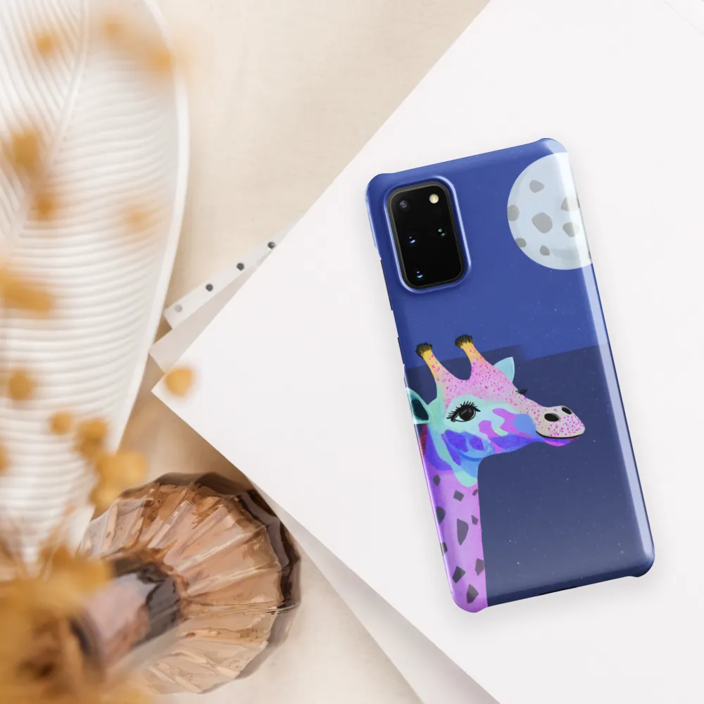 Whimsical Giraffe Under the Stars