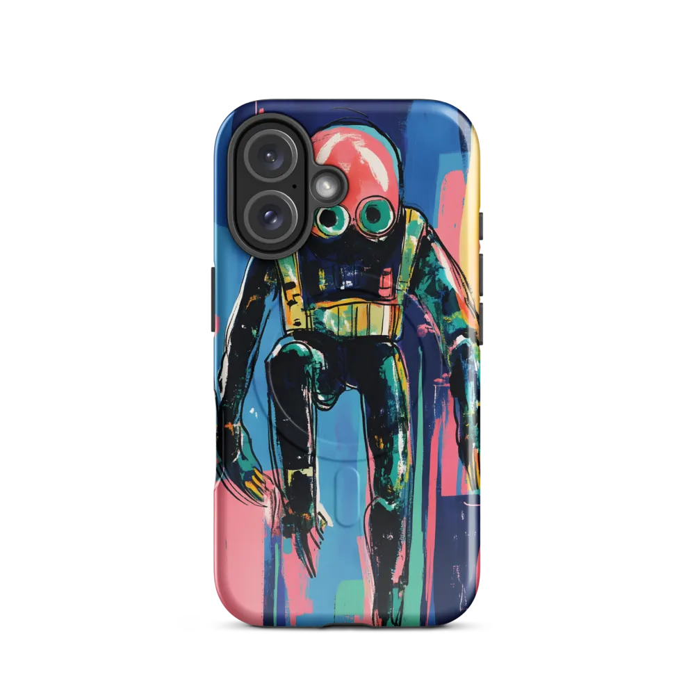 Diver in Vibrant Motion