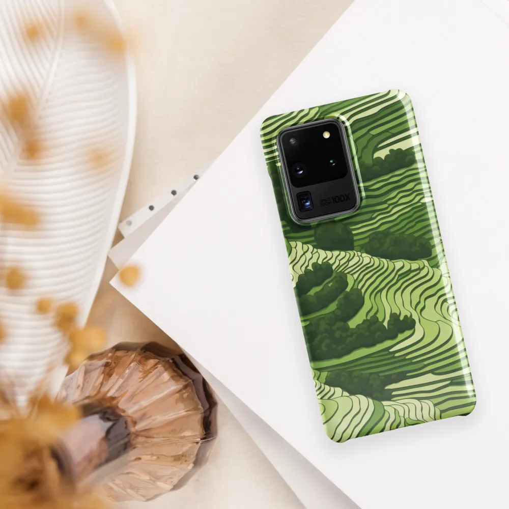 Waves of Green: An Abstract Landscape
