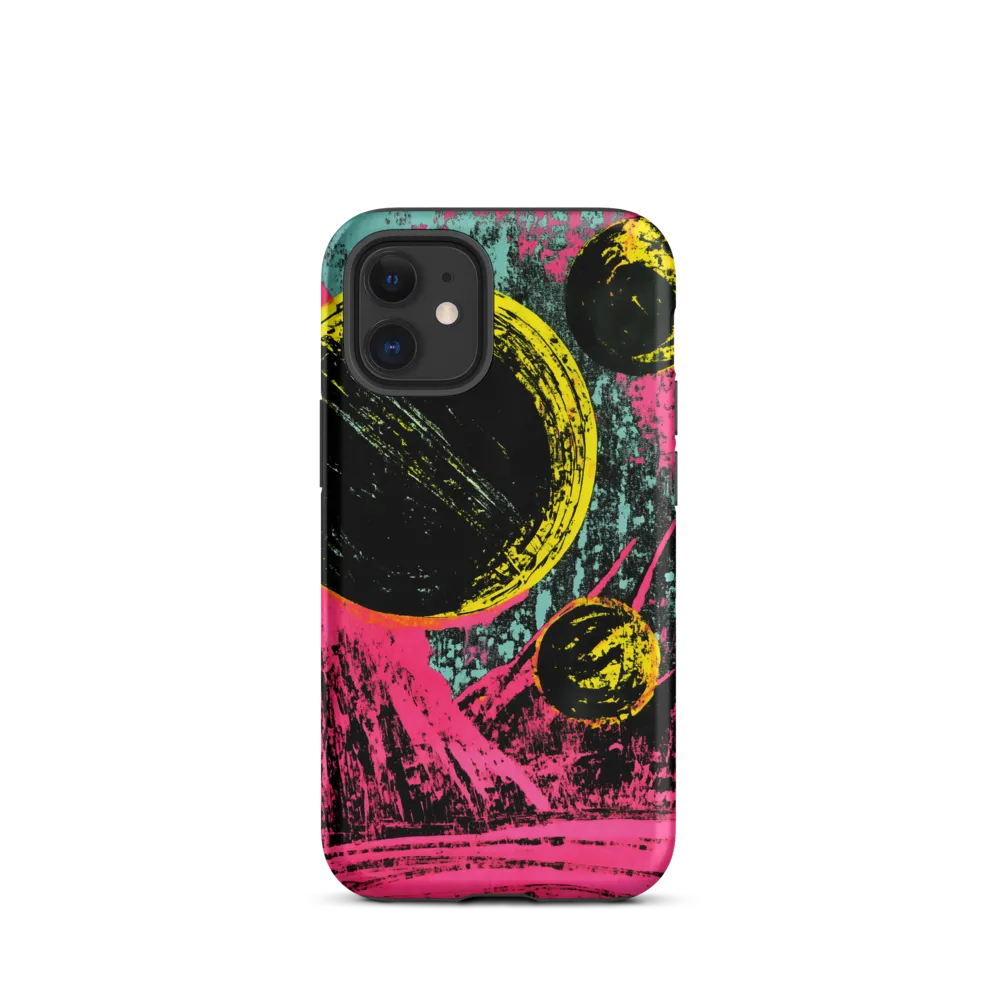 Cosmic Dance: An Abstract Exploration | Phone Case |  12 mini | Tough Case | Matte
