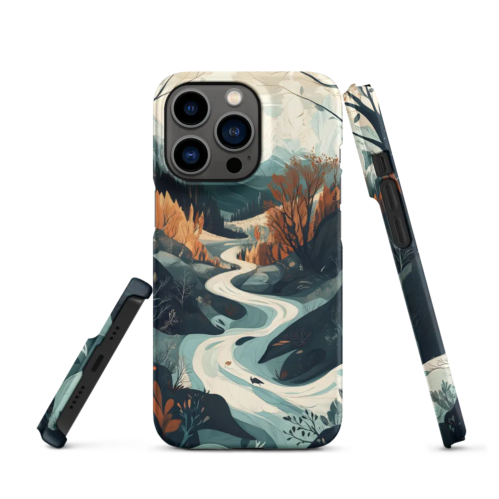 Winding Serenity: A Digital Landscape