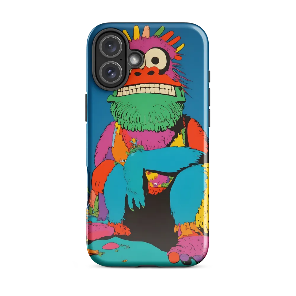Whimsical Giant: A Playful Monster Encounter | Phone Case |  16 Plus | Tough Case | Glossy