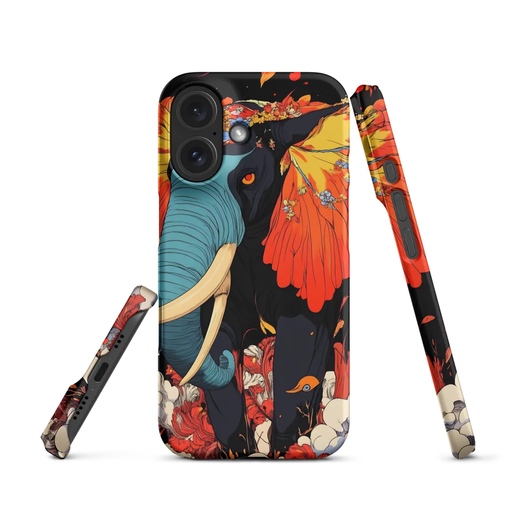 Majesty of the Floral Elephant | Phone Case |  16 | Snap Case | Matte