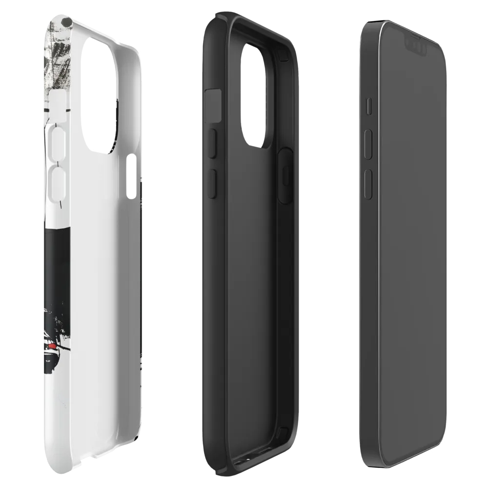 Urban Pulse: A Monochromatic Journey | Phone Case |  13 Pro Max | Tough Case | Glossy