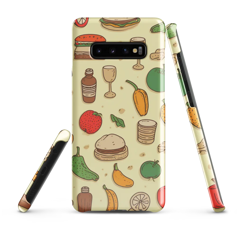 A Whimsical Feast of Colors | Phone Case |  S10 Plus | Snap Case | Glossy