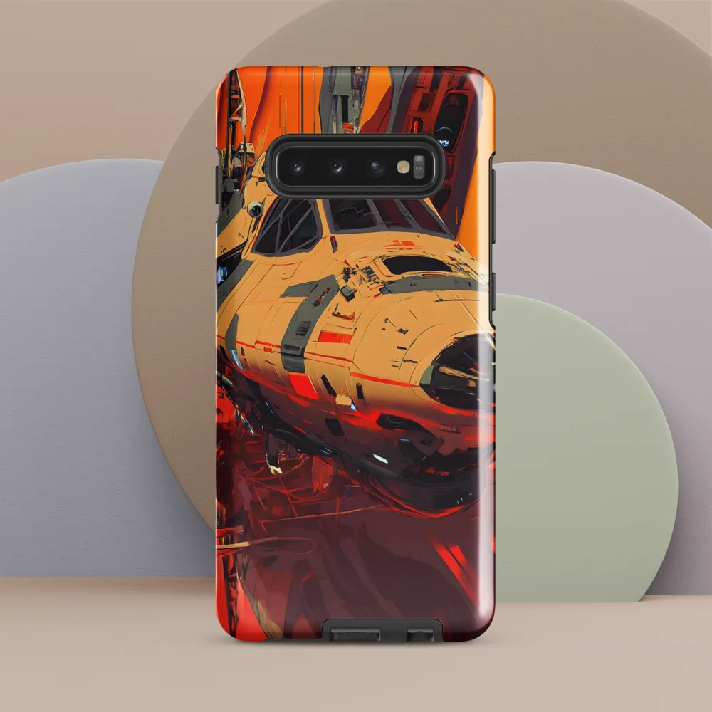 Futuristic Vessel: A Glimpse into Tomorrow | Phone Case |  S10 Plus | Tough Case | Glossy