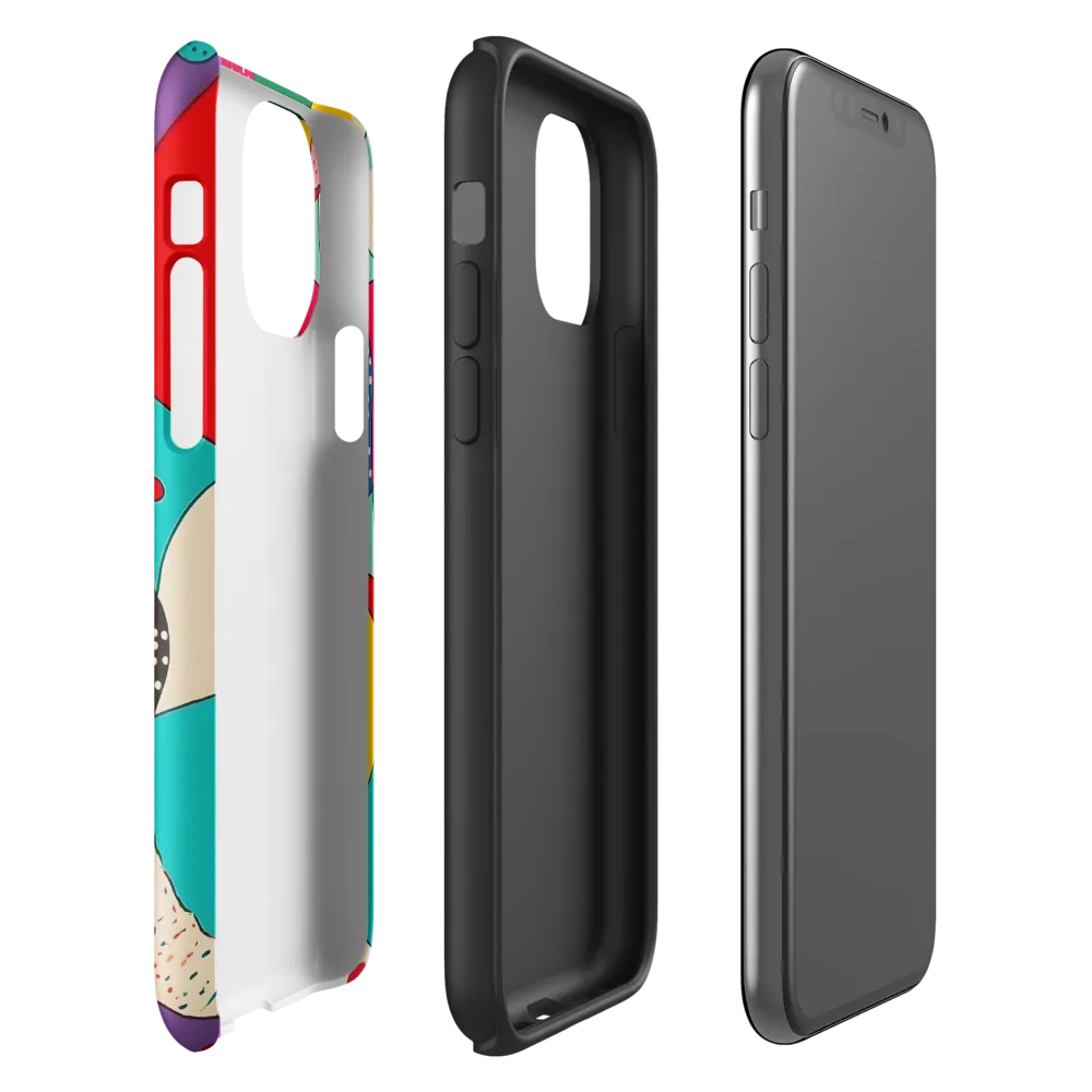 Playful Geometry in Color | Phone Case |  11 Pro | Tough Case | Glossy