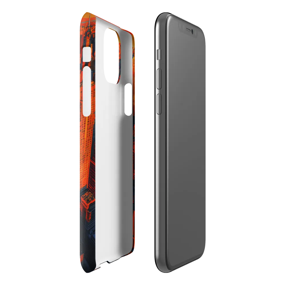 Urban Dawn: A Digital Ode to Skyscrapers | Phone Case |  11 Pro | Snap Case | Glossy