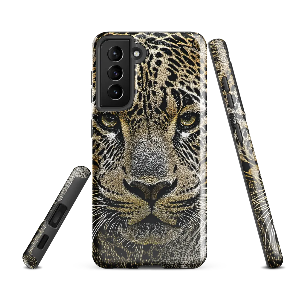 The Majestic Gaze: Portrait of a Leopard