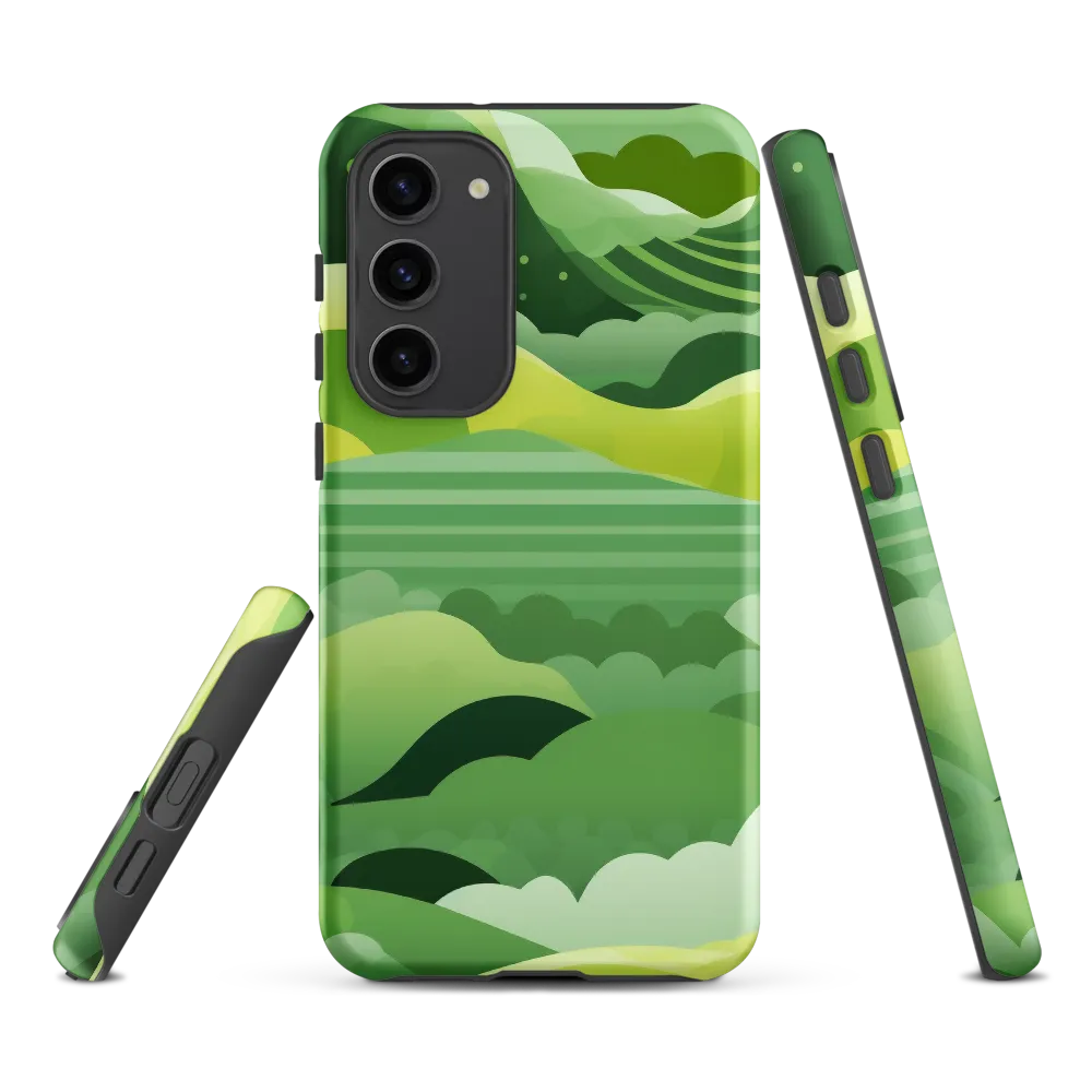 Tranquility in Green Waves