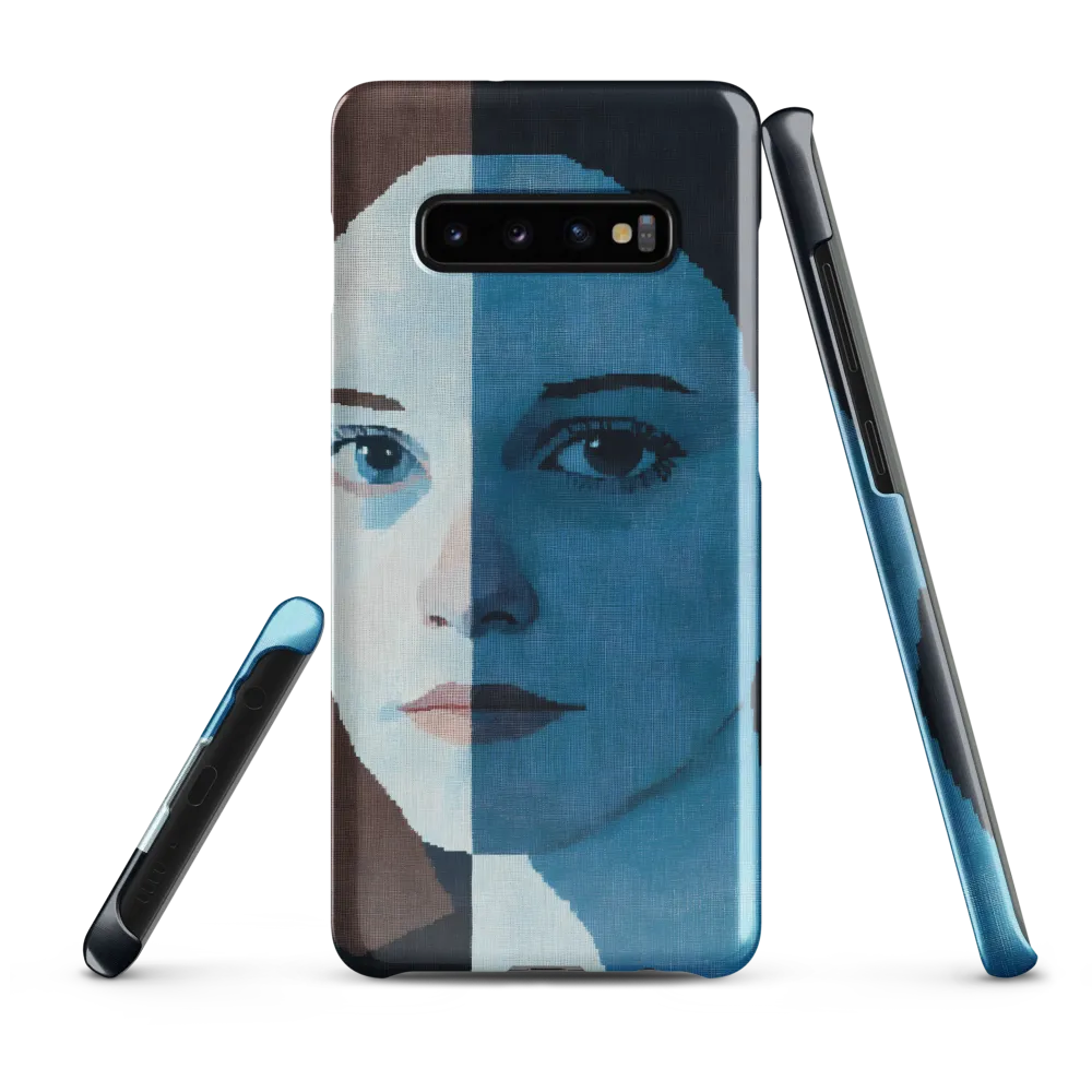 Duality in Blue | Phone Case |  S10 Plus | Snap Case | Glossy