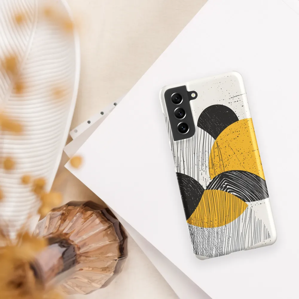 Dynamic Harmony in Black and Yellow