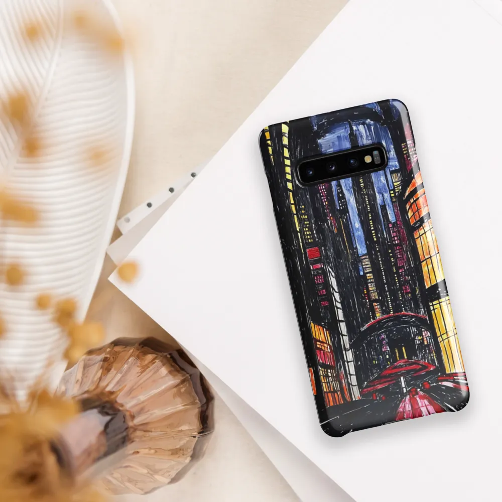 Urban Vibrance at Night | Phone Case |  S10 Plus | Snap Case | Glossy