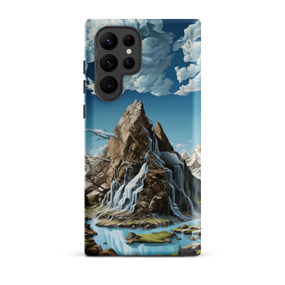 Majestic Cascade: A Mountain Masterpiece