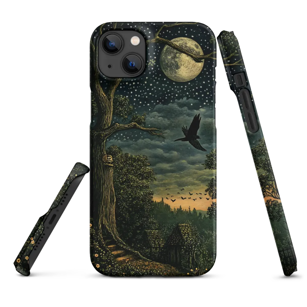 Mystical Nightscape Under the Full Moon | Phone Case |  14 Plus | Snap Case | Matte
