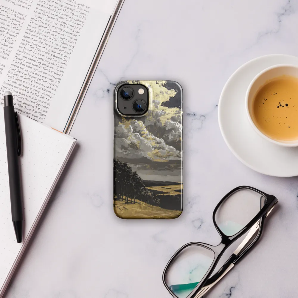 Golden Serenity in a Dramatic Sky | Phone Case |  13 Mini | Snap Case | Glossy