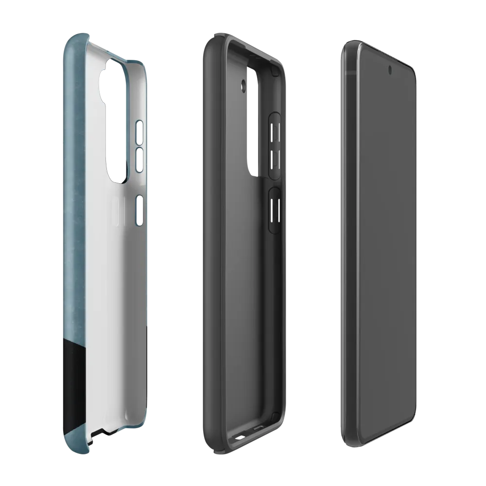 Minimalist Portrait of a Modern Man | Phone Case |  S21 FE | Tough Case | Matte